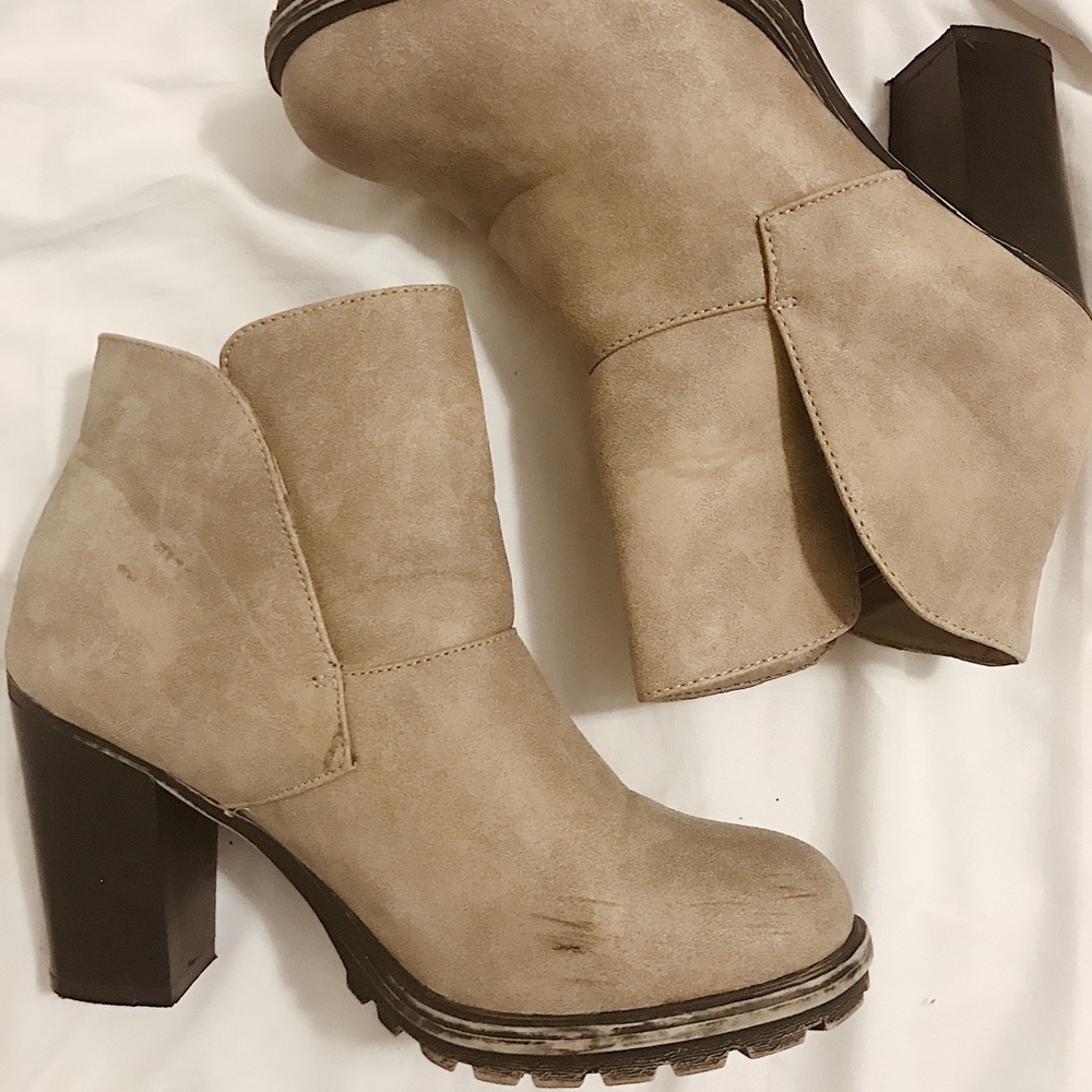 Tan Booties